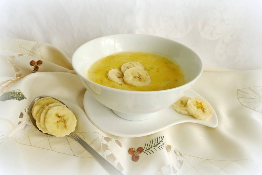 Bananen-Curry-Suppe