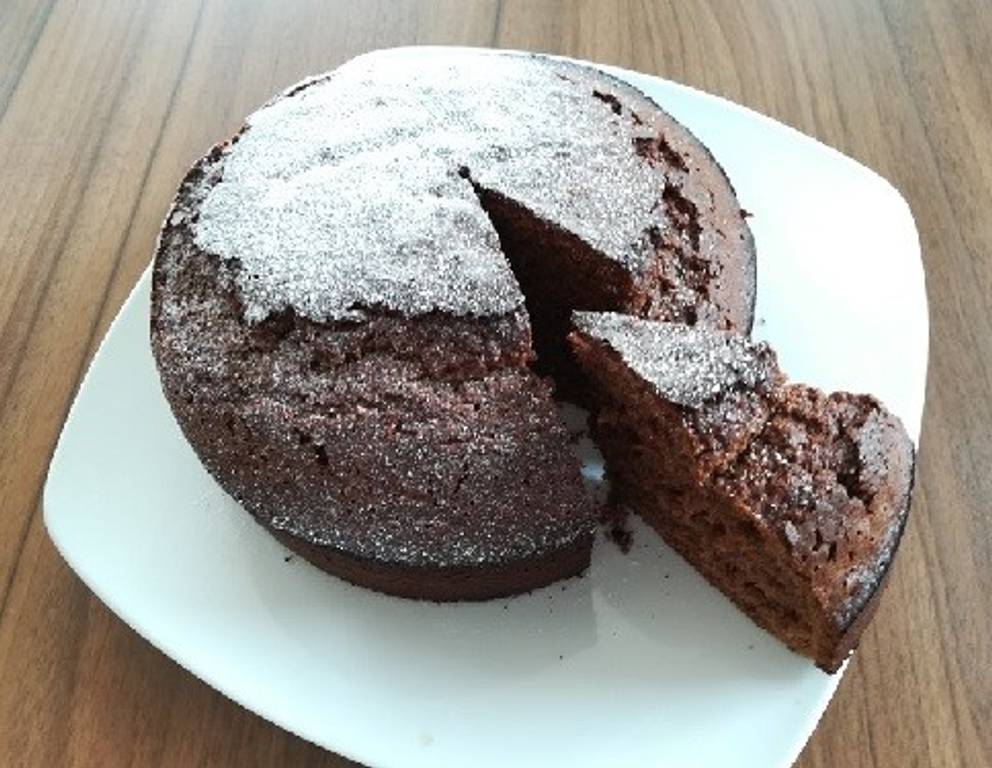 Nussnougatcreme-Kuchen Nussnougatcreme-Kuchen