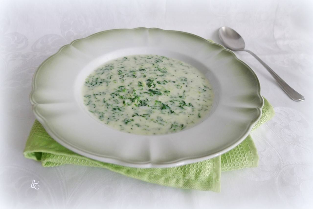Spinatsuppe mit Käse Rezept - ichkoche.ch Spinatsuppe mit Käse Rezept - ichkoche.ch