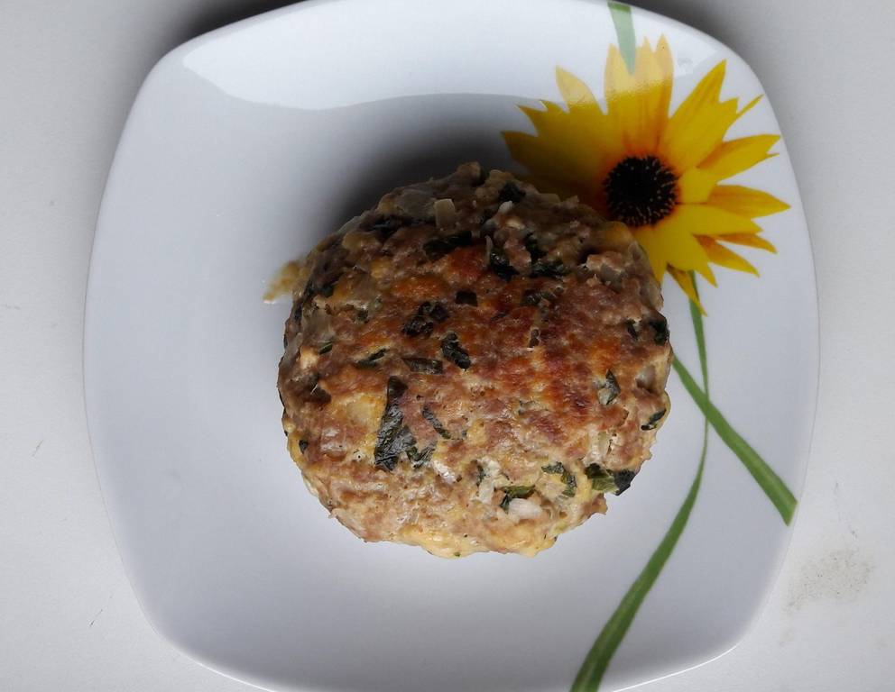 Faschierte Bärlauch Laibchen Faschierte Bärlauch Laibchen