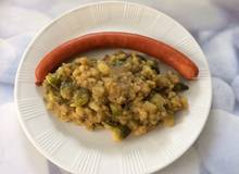 Eintopf mit Kohlsprossen und Würstel Eintopf mit Kohlsprossen und Würstel