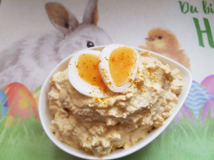 Eiaufstrich mit Apfel und Ricotta Rezept - ichkoche.de Eiaufstrich mit Apfel und Ricotta Rezept - ichkoche.de