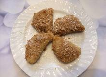 Powidltascherln mit Nuss-Butter-Brösel Powidltascherln mit Nuss-Butter-Brösel