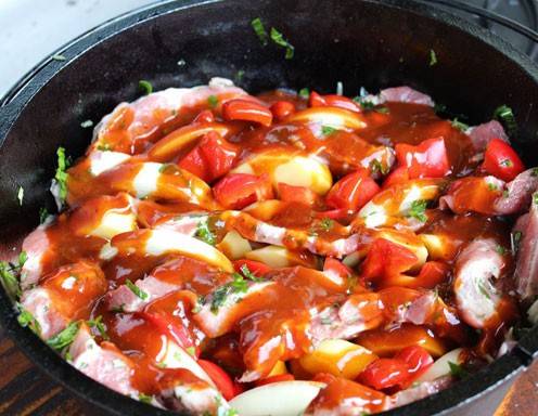 Schichtfleisch Rezept