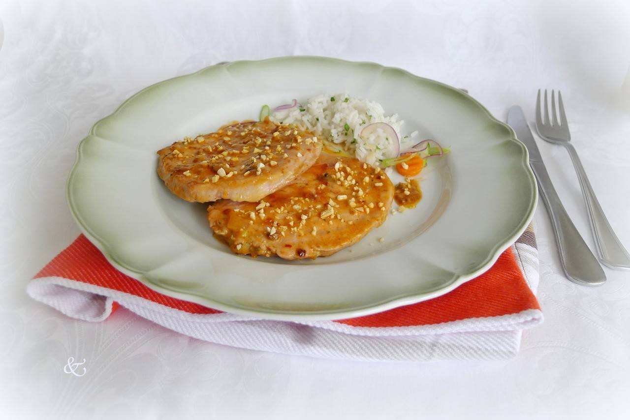 Schweinsfilet auf indonesische Art Rezept - ichkoche.ch Schweinsfilet auf indonesische Art Rezept - ichkoche.ch