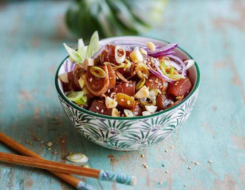 Ahi Poke - Fischsalat Rezept