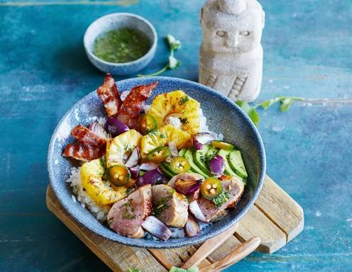 Pineapple Pork Bowl Rezept