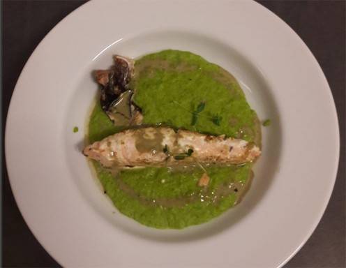 Mit Grüntee geräuchertes Lachsfilet Rezept