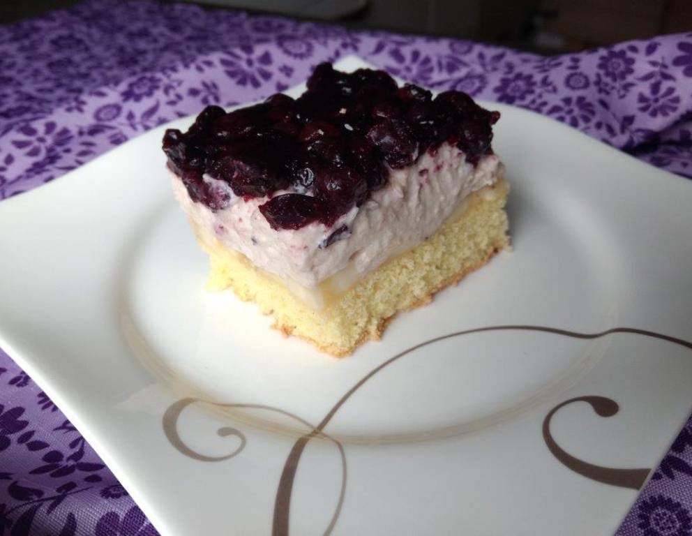 Bananen-Heidelbeer Schnitten Bananen-Heidelbeer Schnitten