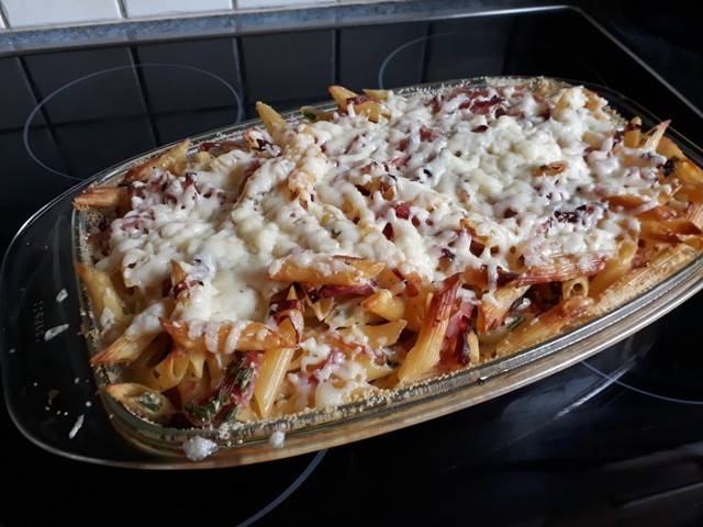 Schinken Nudelauflauf Rezept - ichkoche.de