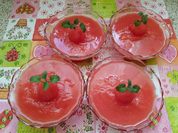 Wassermelonenpudding