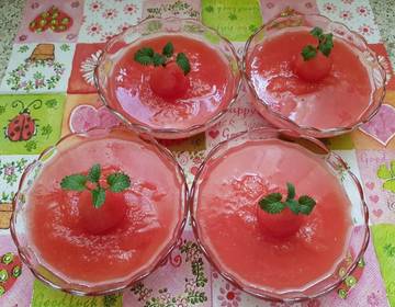 Wassermelonenpudding