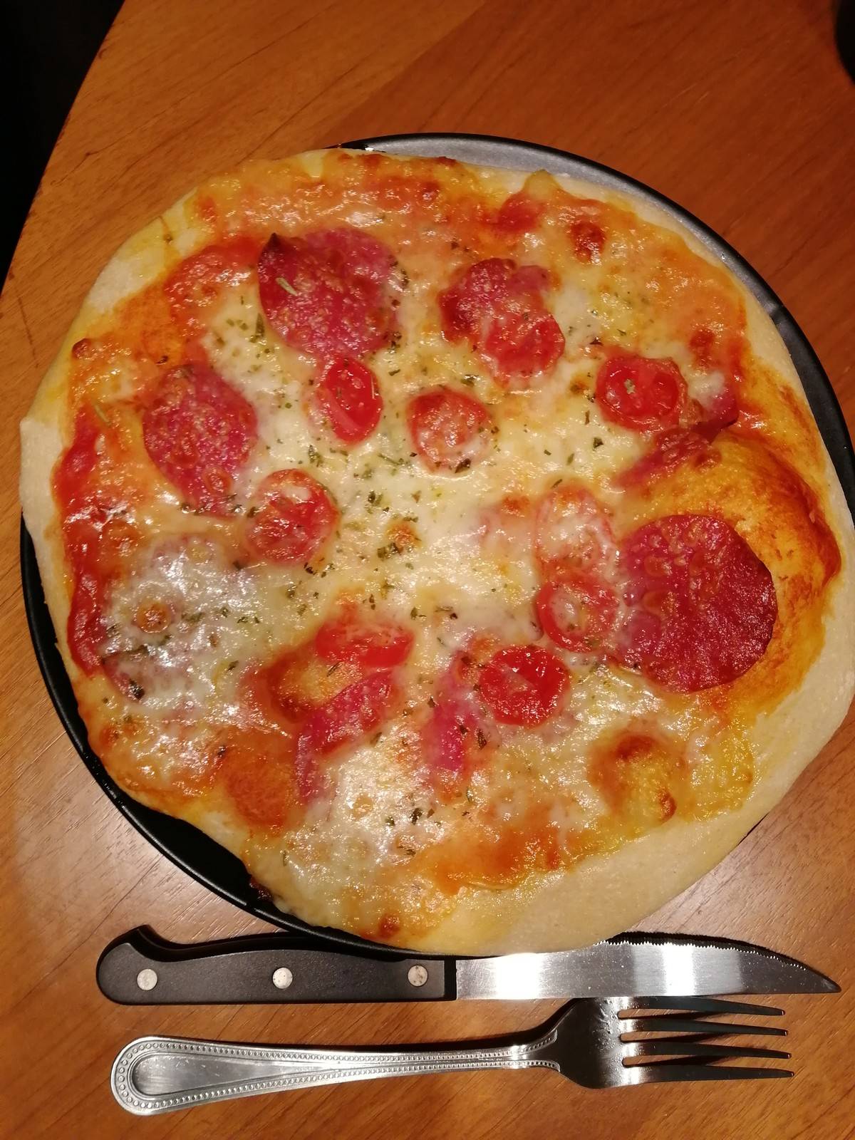 Putensalami Pizza Rezept - ichkoche.ch