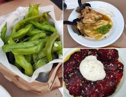 Port Said - Jericho Beans, Melanzani, Rote Rüben Carpaccio Port Said - Jericho Beans, Melanzani, Rote Rüben Carpaccio