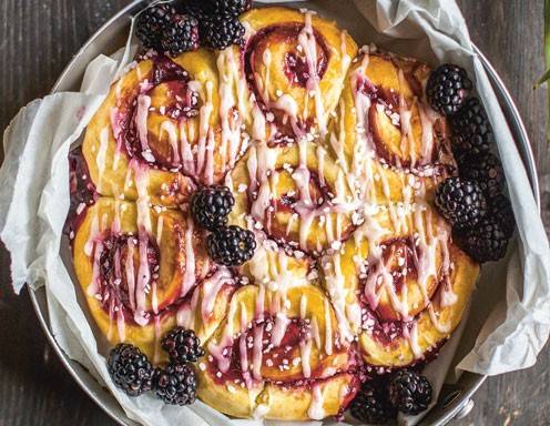 Verwirbelte Brombeer Schnecken