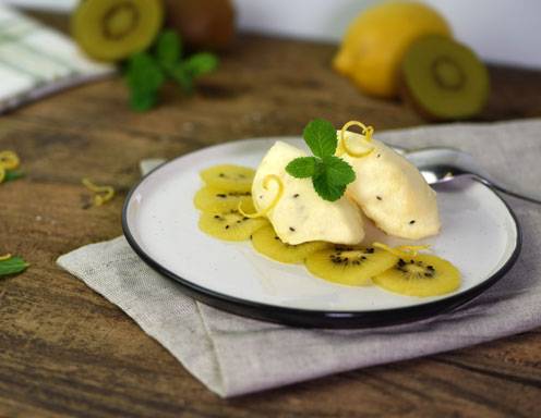 Golden Kiwi-Sorbet Rezept