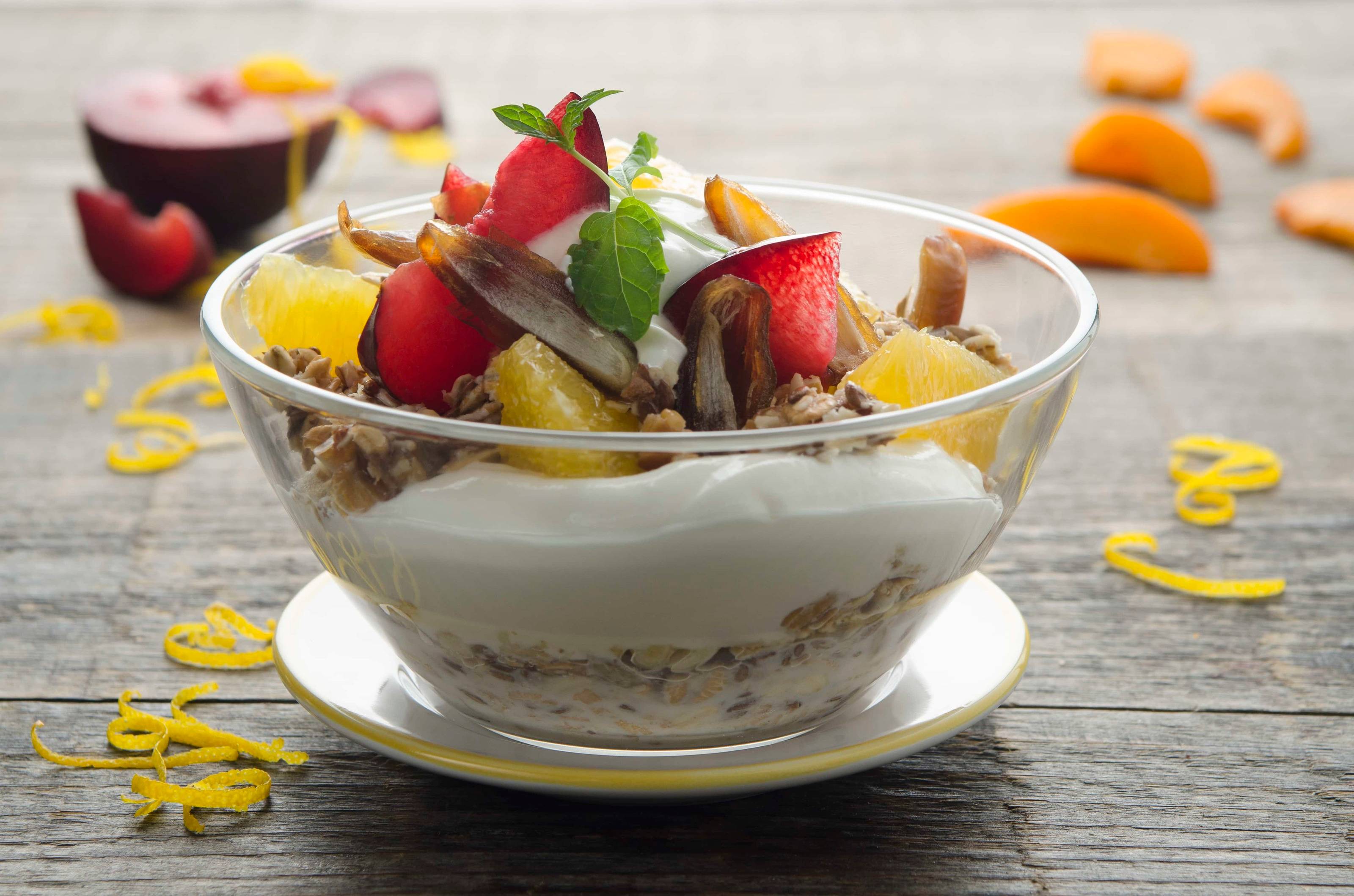 Overnight Oats mit Honig Kernen und Datteln Rezept