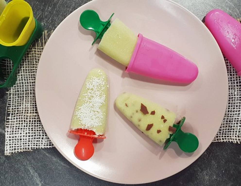 Avocado Eis am Stiel Avocado Eis am Stiel