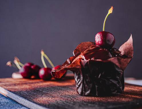Kirsch-Kakao-Törtchen Rezept - ichkoche.de