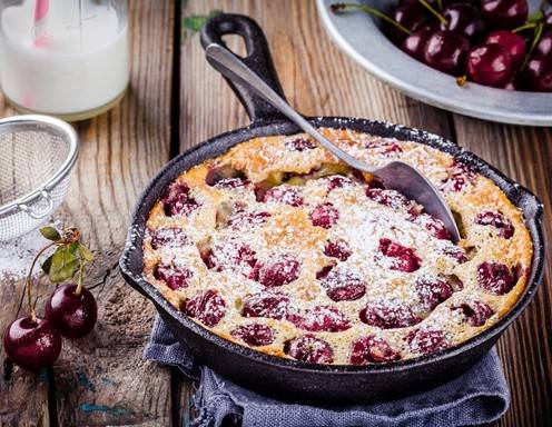 Clafoutis mit Topfen