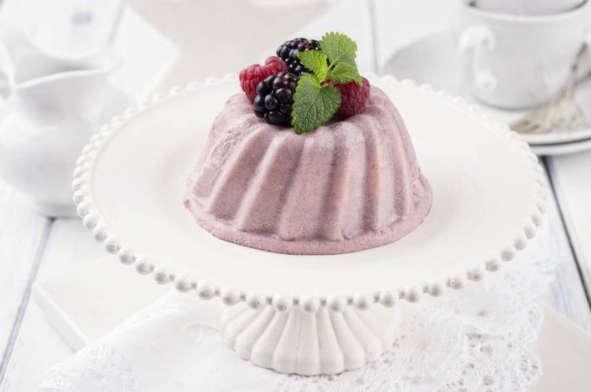 Einfacher Beerenpudding