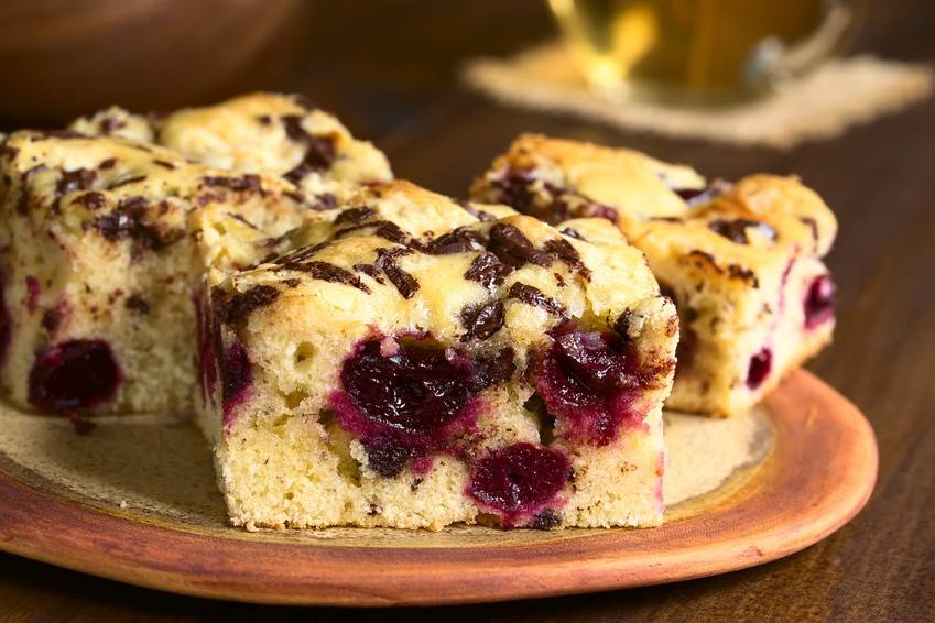 Stracciatella-Kirschkuchen Rezept