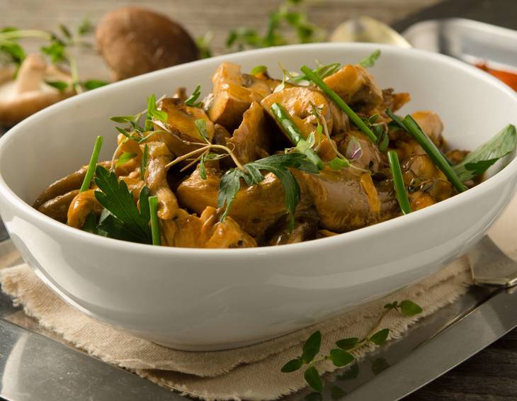 Klassisches Pilzgulasch Klassisches Pilzgulasch