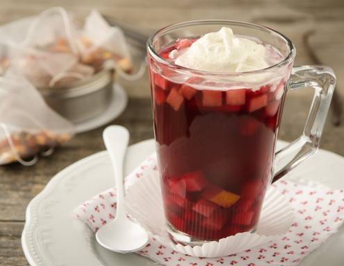 Apfel-Birnen-Rotwein-Punsch Rezept