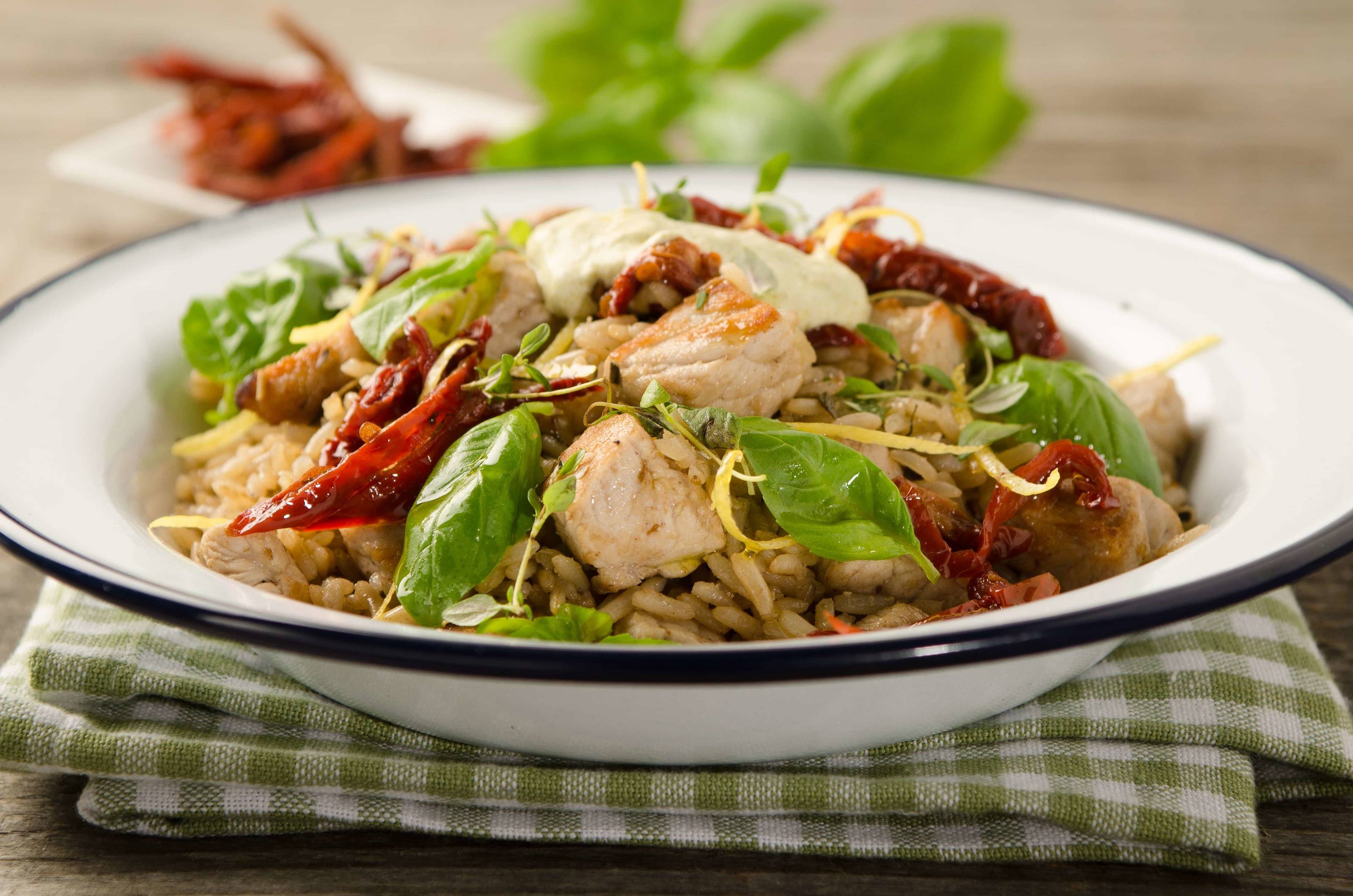 Mediterranes Reisfleisch Rezept