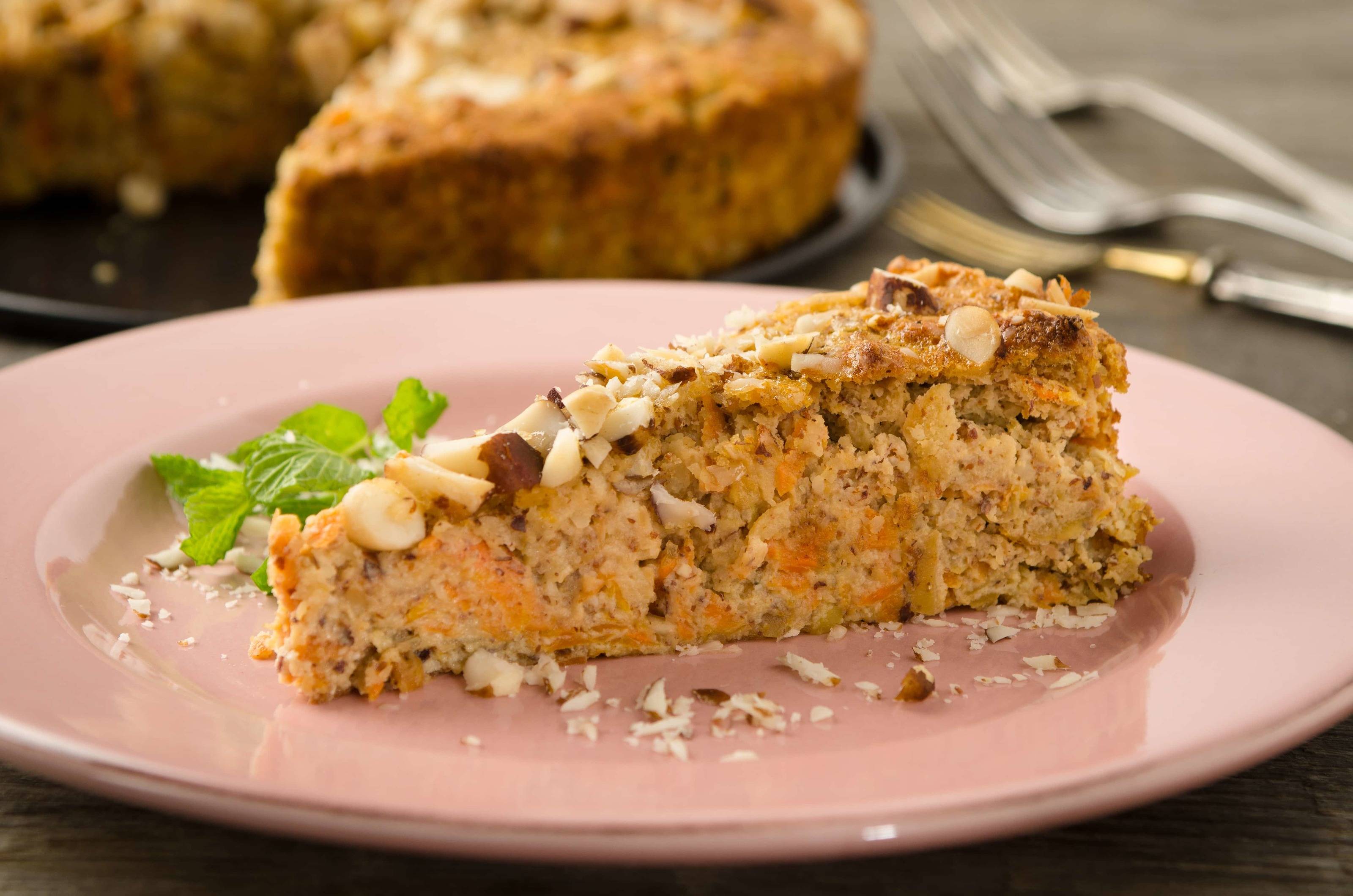 Karotten-Apfel-Paranuss-Kuchen Rezept