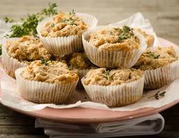 Austernpilz-Dinkelgrieß-Muffins Austernpilz-Dinkelgrieß-Muffins