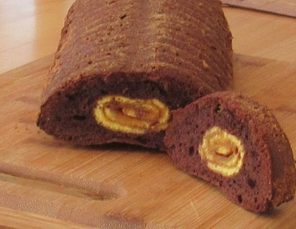 Roulade im Kuchen Roulade im Kuchen