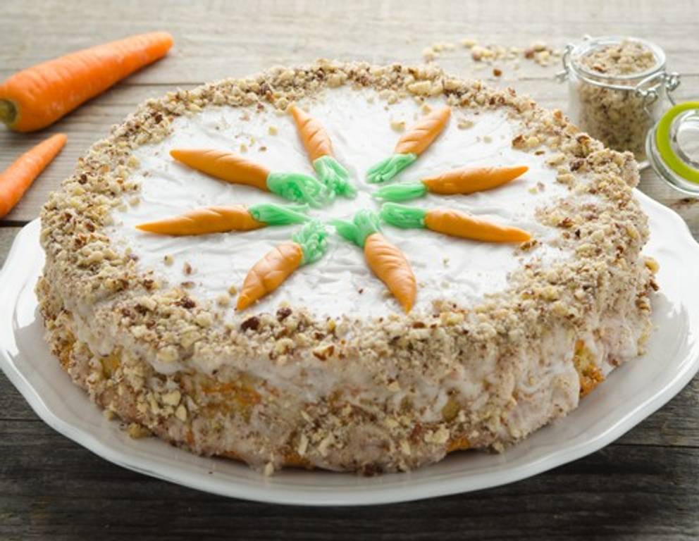Karotten-Haselnusstorte Rezept