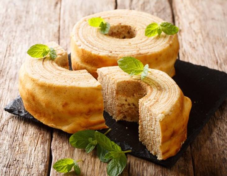 Baumkuchen vom Grill Baumkuchen vom Grill