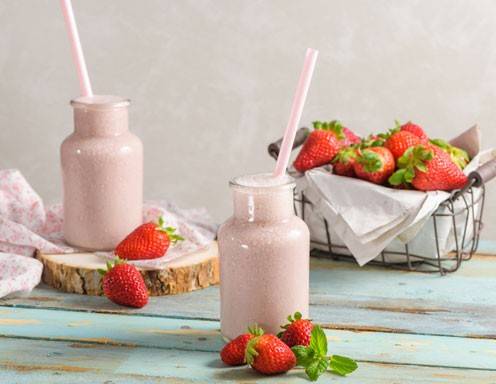 Cremiger Erdbeershake Rezept