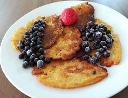 Kichererbsenmehl-Pancakes