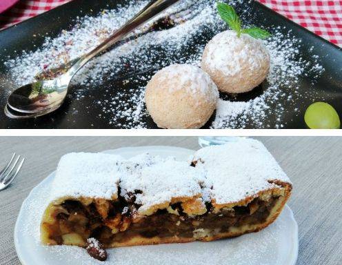 Nougatknödel & Apfelstrudel