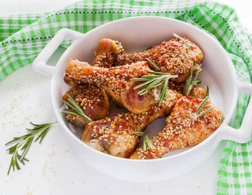 Zitronen-Sesam-Huhn Rezept