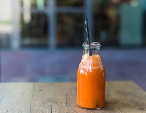Karotten-Wassermelonen-Saft Rezept