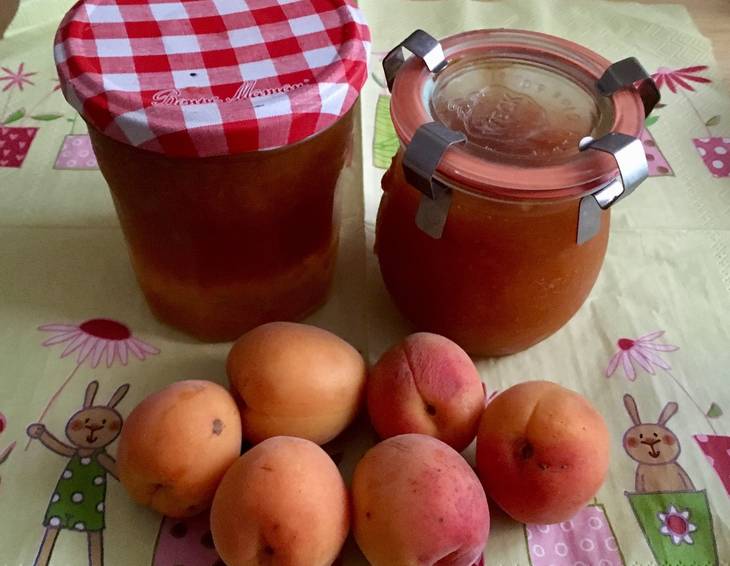 Marillenmarmelade mit Zitronenmelisse