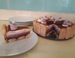 Schnelle Heidelbeertorte ohne Backen