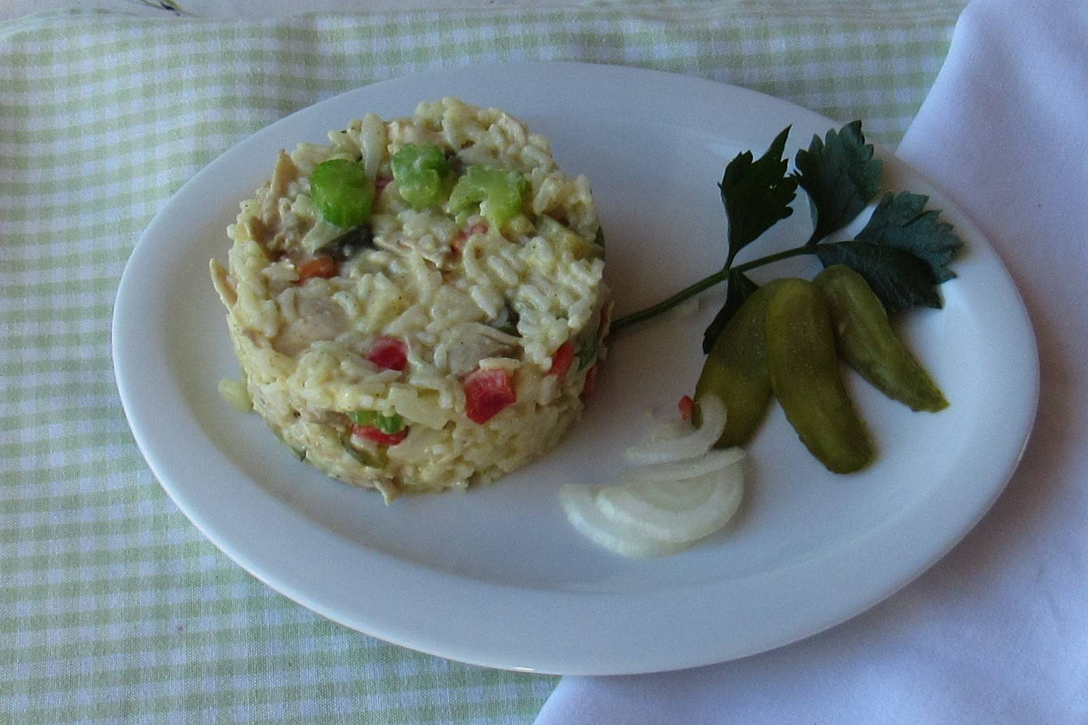 Reissalat mit Huhn Rezept - ichkoche.ch Reissalat mit Huhn Rezept - ichkoche.ch