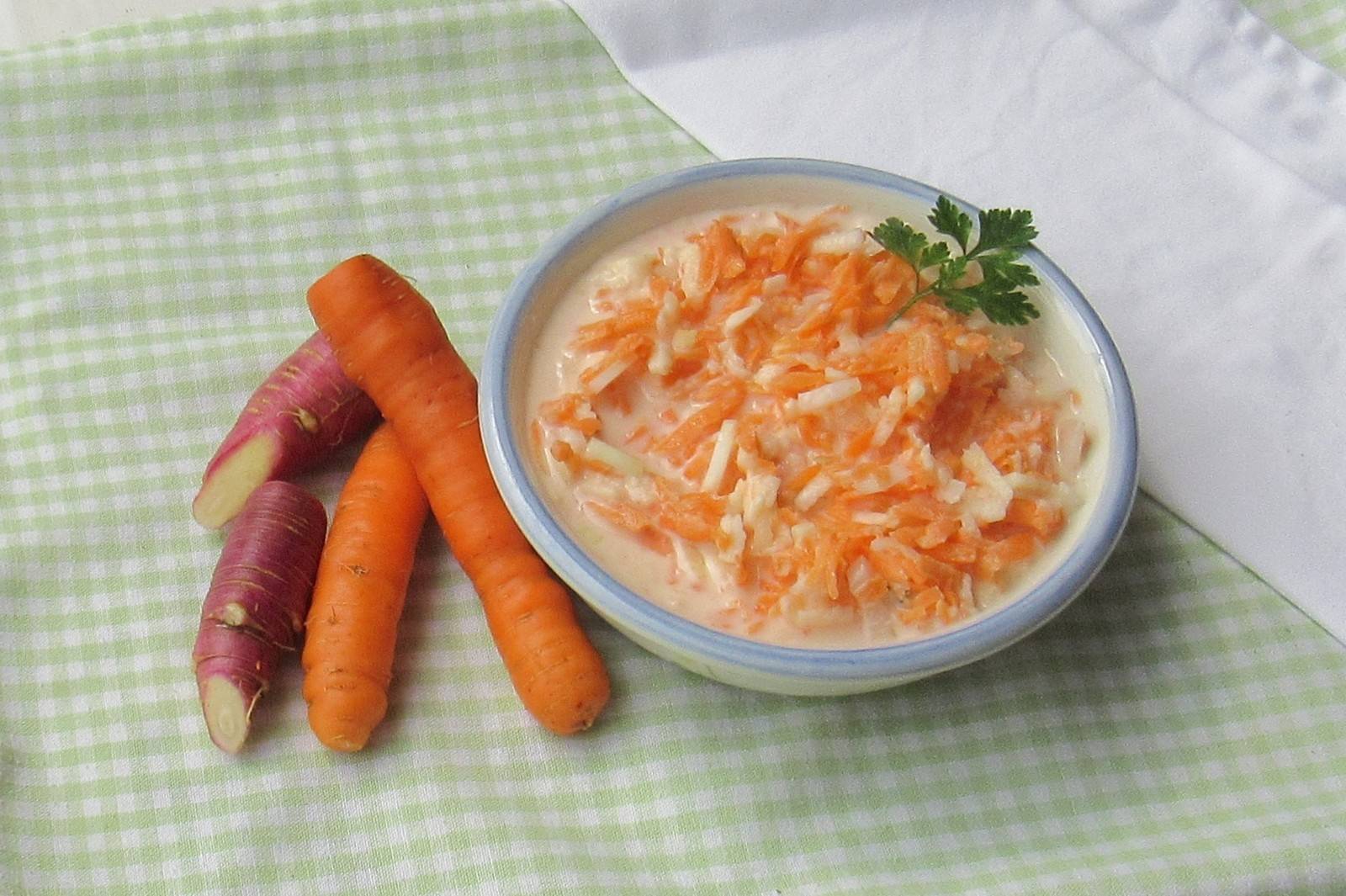 Karottensalat mit Joghurt
