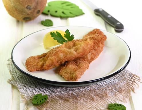 Wiener Schnitzel mit Kokos-Kruste