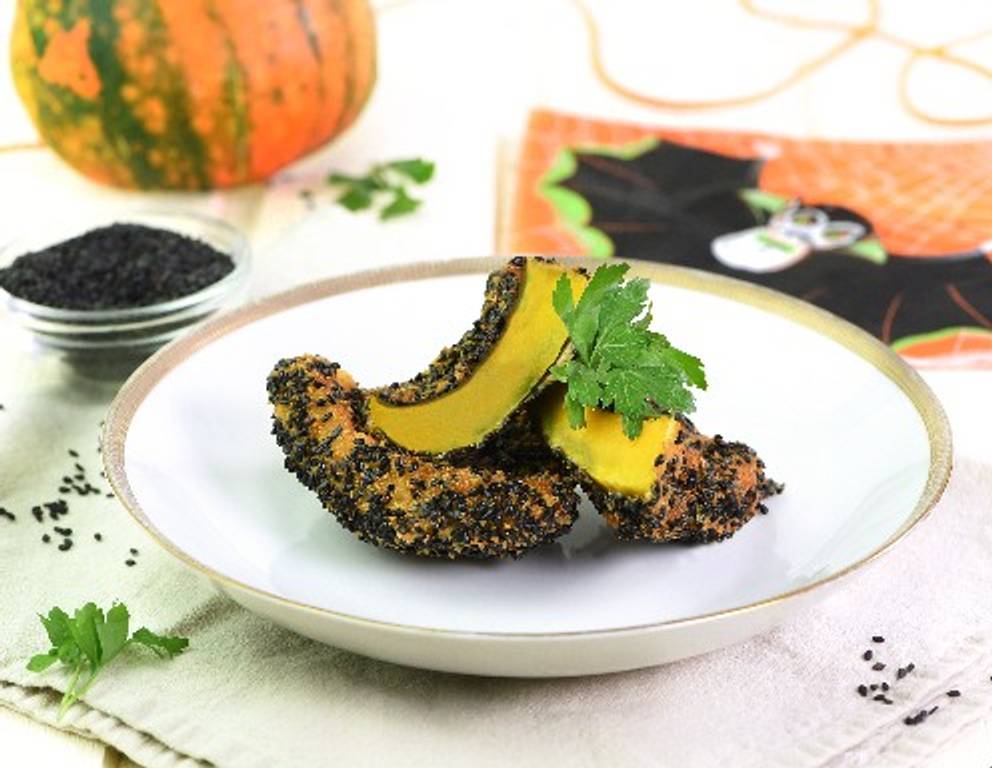 Halloween-Kürbisschnitzel Halloween-Kürbisschnitzel