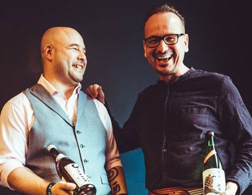 Noel Pusch und Wolfgang Krivanec vom Sake Social Club