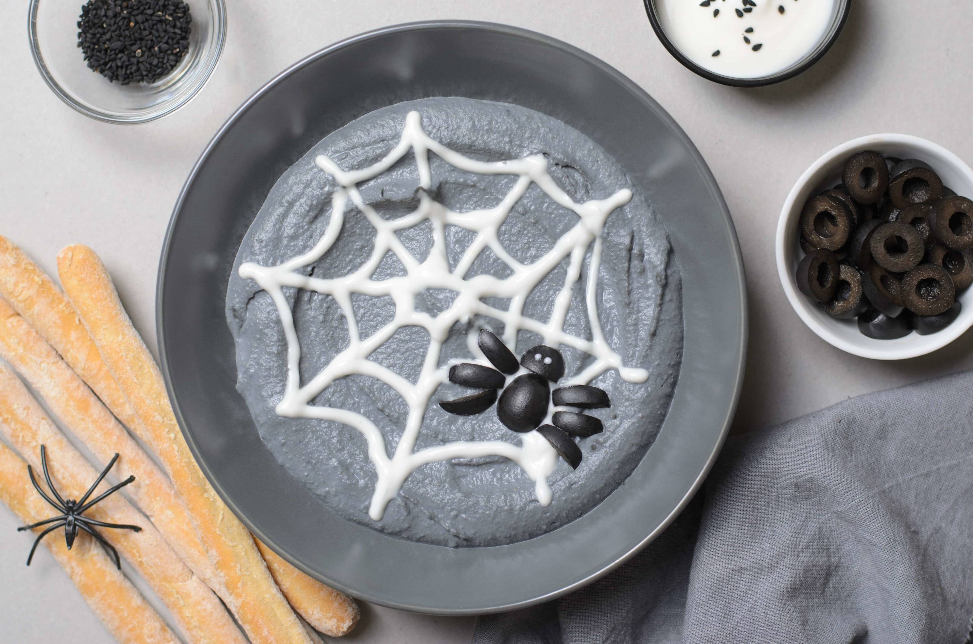 Halloween Hummus Rezept
