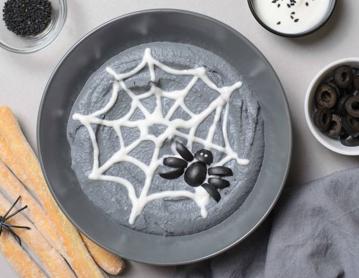 Halloween Hummus Halloween Hummus
