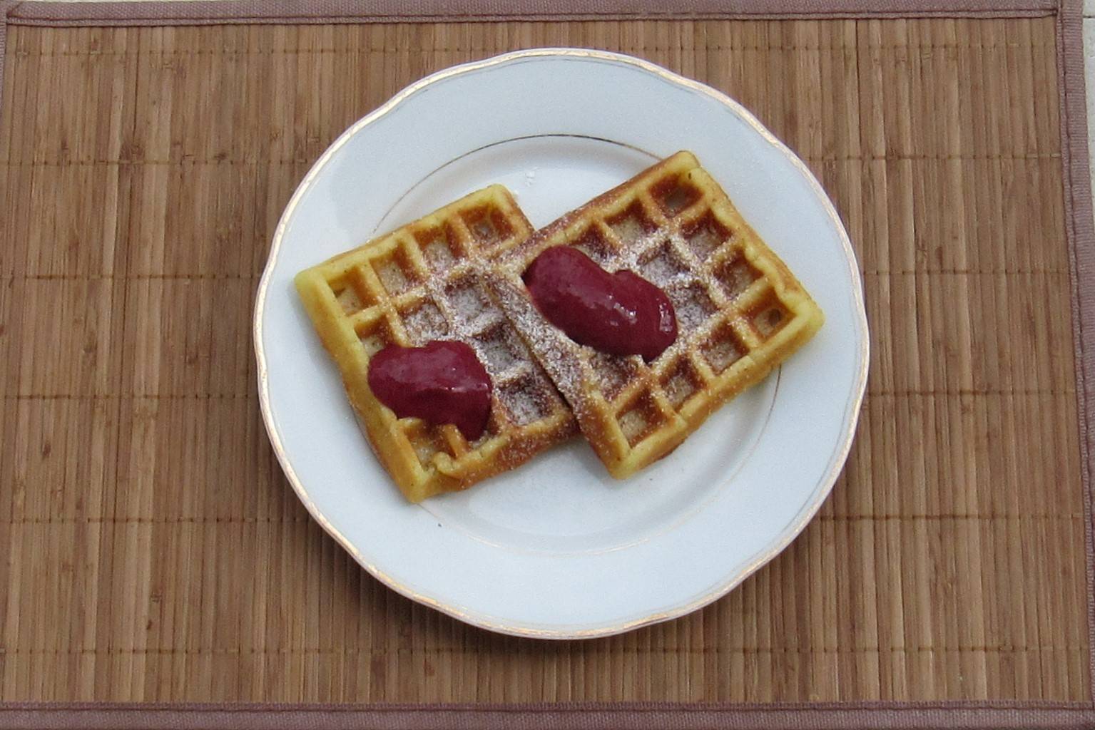 Einfache Waffeln