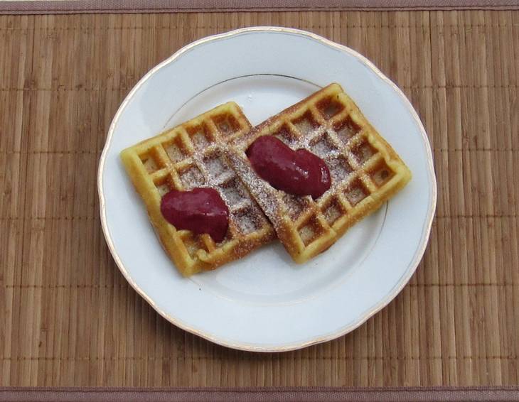 Einfache Waffeln